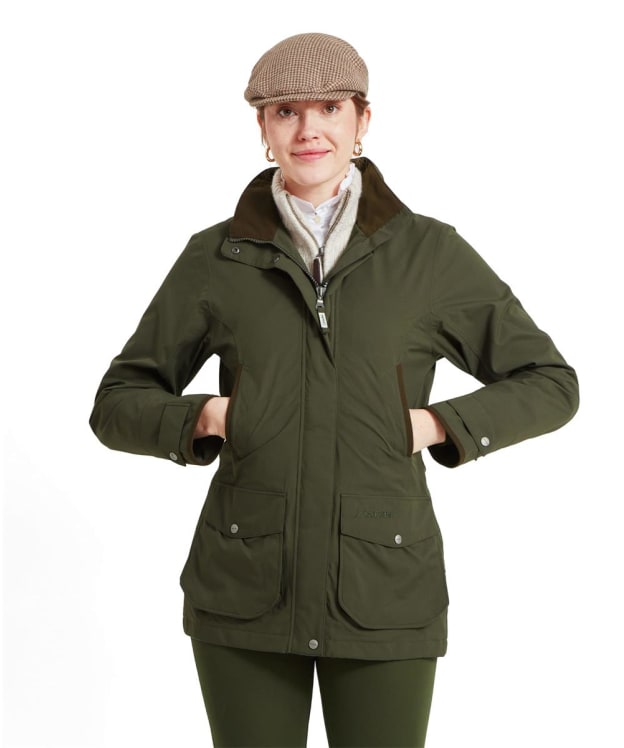 Women’s Schoffel Teal Ultralight Waterproof Coat - Forest