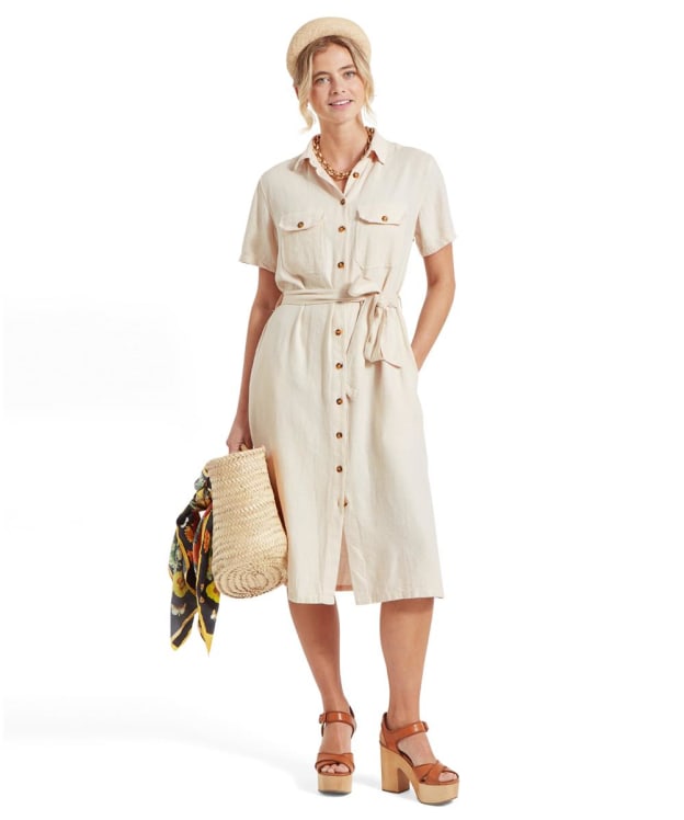 Women's Schöffel Daisy Linen Dress - Oat