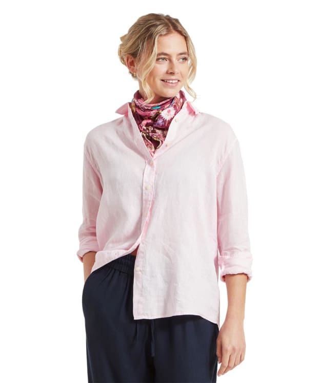 Women's Schöffel Salthouse Linen Shirt - Pale Pink