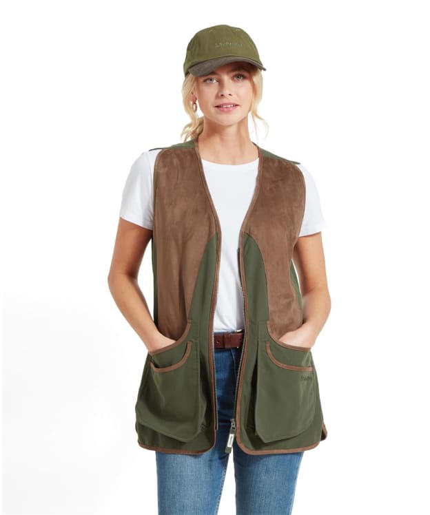 Women's Schöffel Edenham Clay Vest - Forest