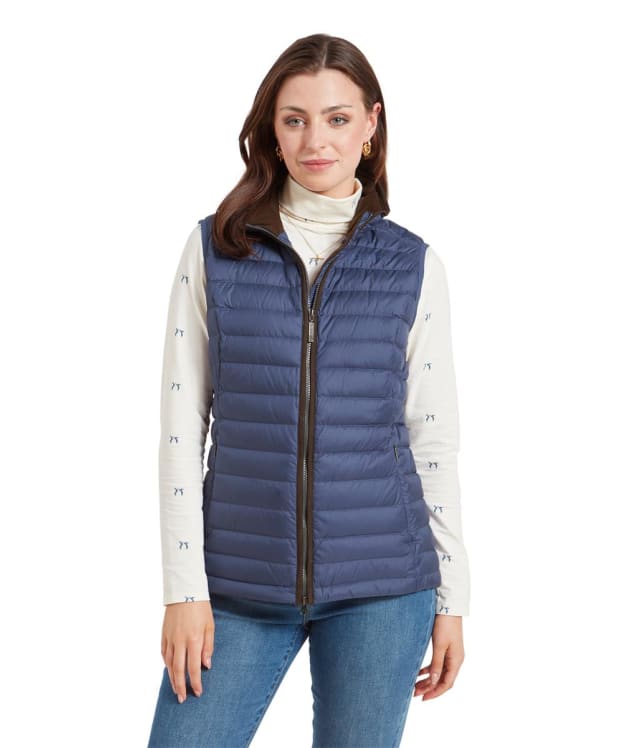 Women's Schöffel Launde Down Gilet - Stone Blue