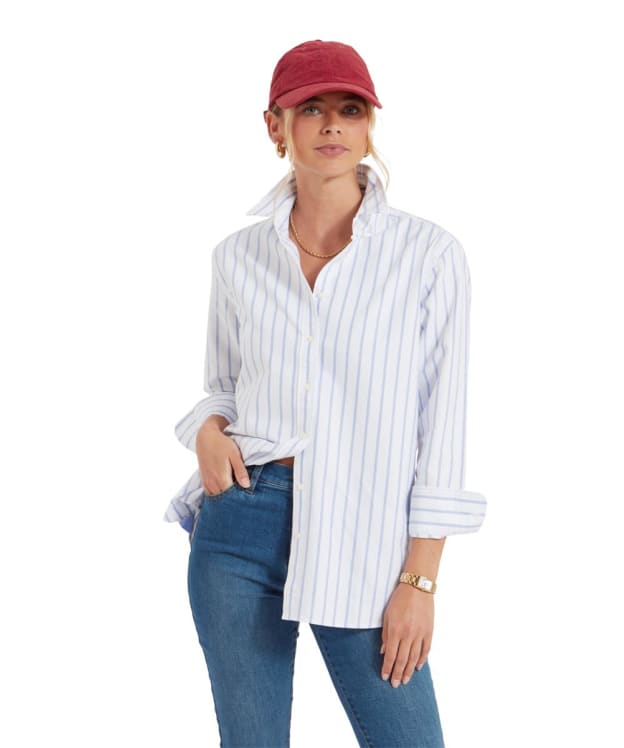 Women's Schöffel Walberswick Oxford Shirt - Blue Stripe
