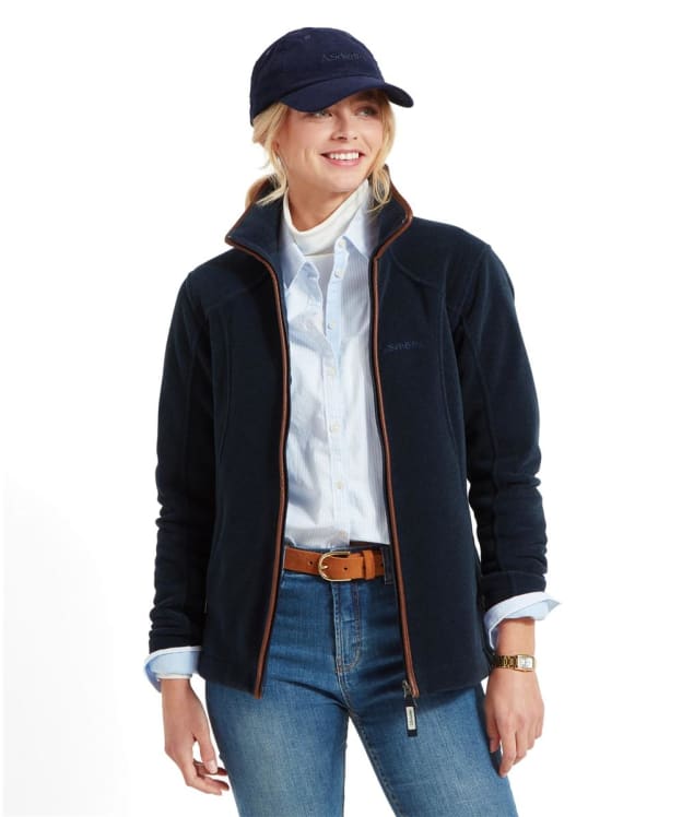 Women's Schöffel Burley II Fleece Jacket - Navy