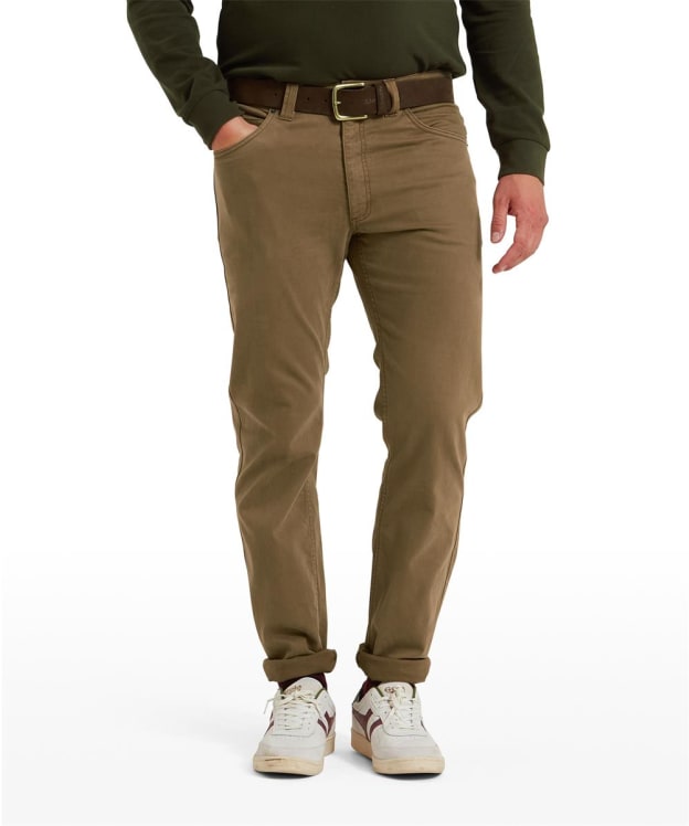 Men's Schoffel Canterbury 5 Pocket Jeans - Toffee
