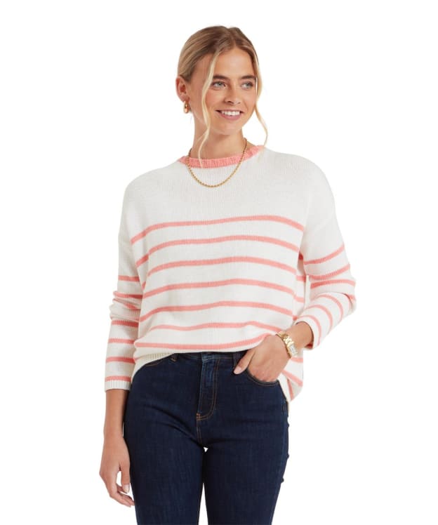 Women's Schöffel Lee Bay Jumper - Soft White / Flame