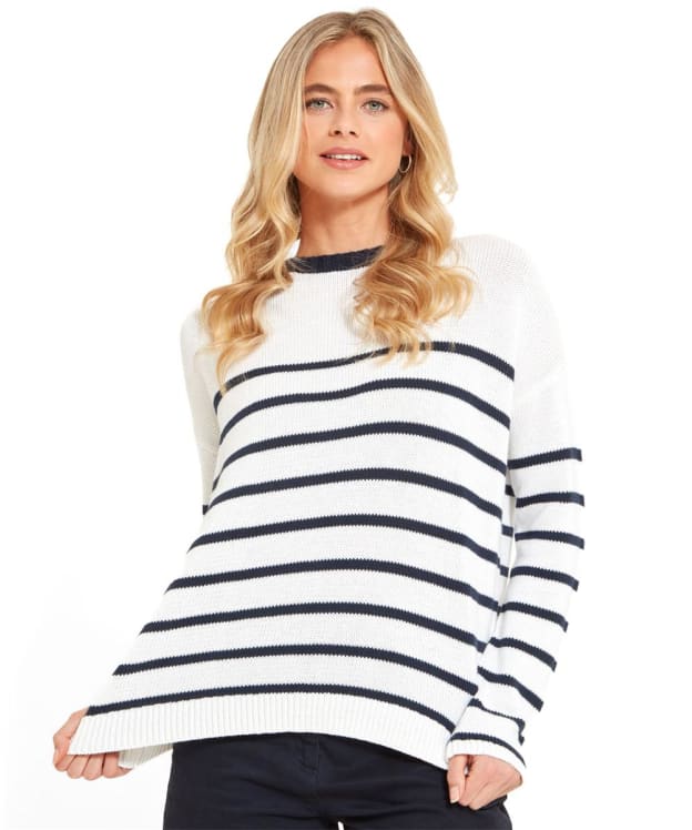 Women's Schöffel Lee Bay Jumper - Soft White / Navy