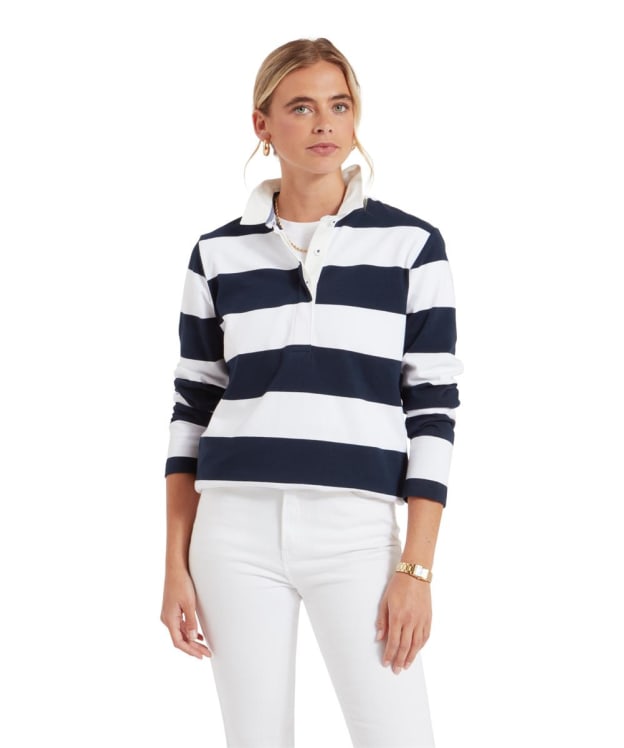Women's Schöffel St Mawgan Rugby Shirt - Navy / White