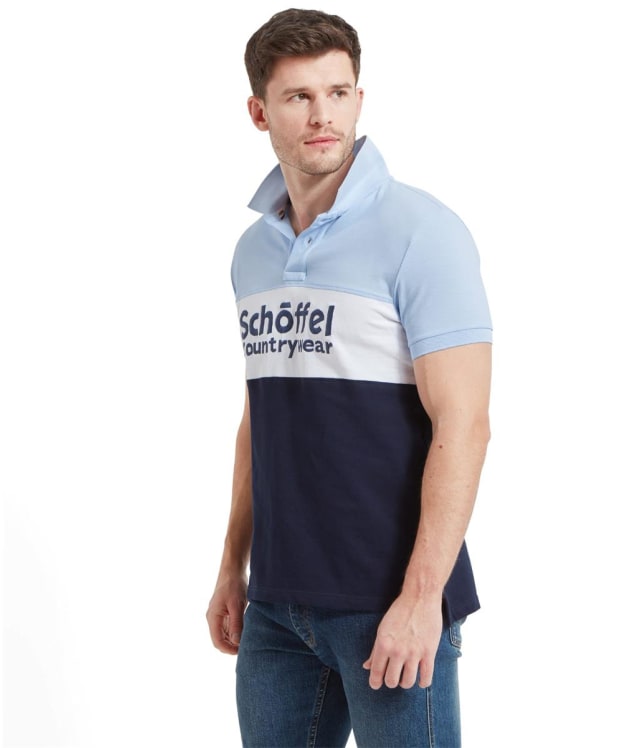 Schöffel Exeter Heritage Polo Shirt - Pale Blue