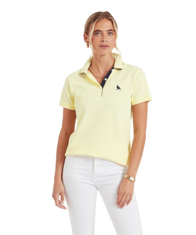 Women's Schöffel St Ives Polo Shirt - Pale Lemon