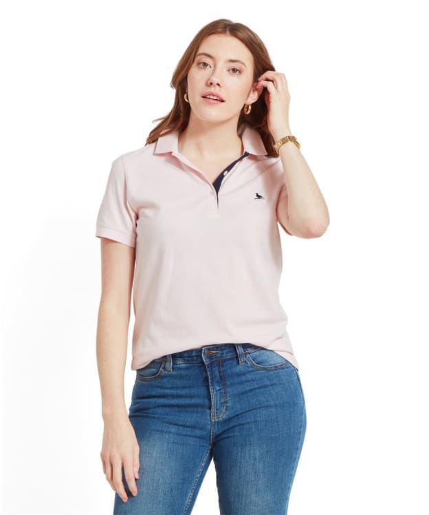 Women's Schöffel St Ives Polo Shirt - Pale Pink