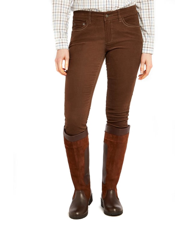 Women's Dubarry Honeysuckle Cord Slim Fit Jeans - Mocha
