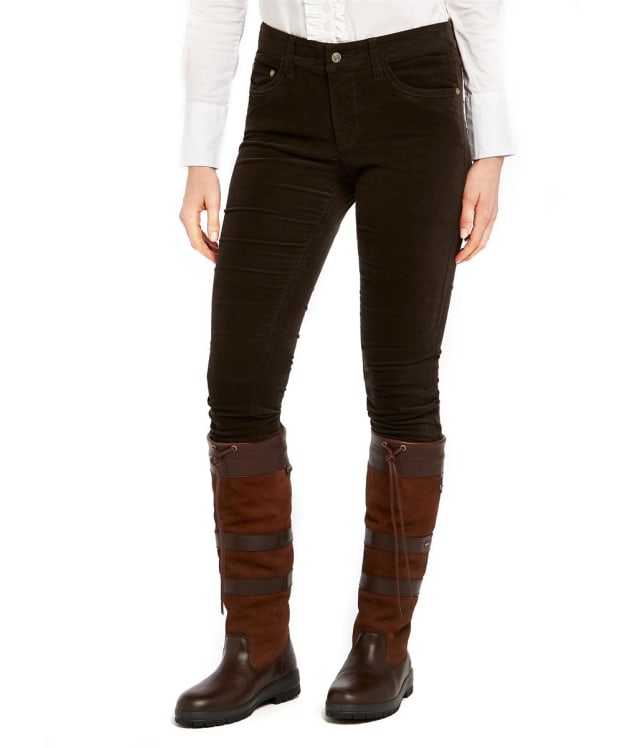 Women's Dubarry Honeysuckle Cord Slim Fit Jeans - Bourbon