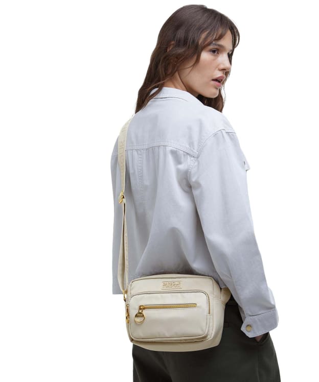 Women's Barbour International Qualify Crossbody Bag - Light Pearl