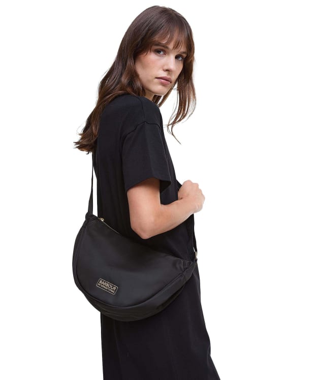 Women's Barbour International Qualify Sling Bag - Black