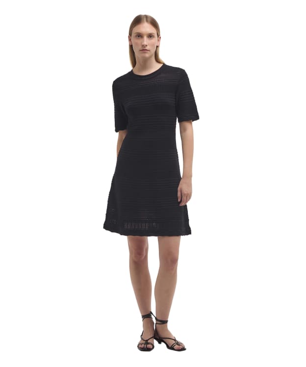Women's Barbour Mia Knitted Mini Dress - Black
