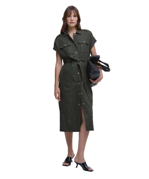 Women's Barbour International Harlow Midi Dress - Envy