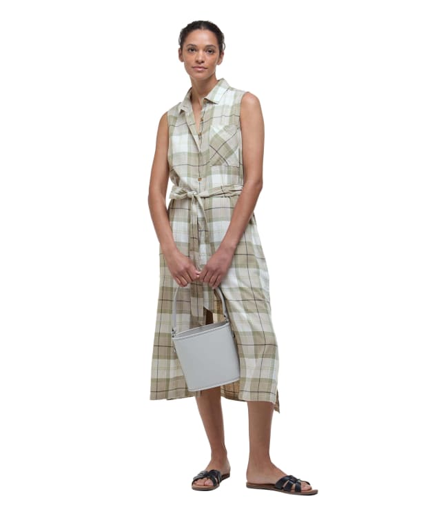 Women's Barbour Agnes Midi Dress - Rosemary Tartan