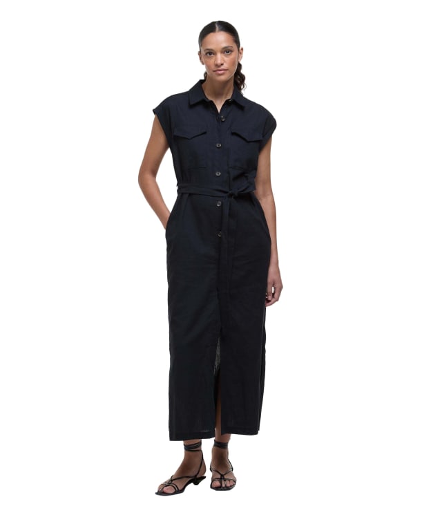 Women's Barbour Birdie Maxi Dress - Black