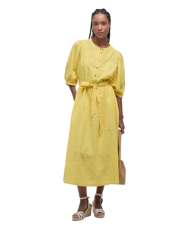 Women's Barbour Heidi Midi Dress - Sunray Yellow