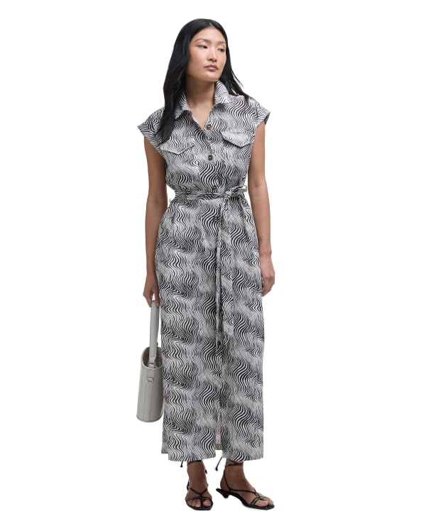 Women's Barbour Romy Maxi Dress - Monochrome Print