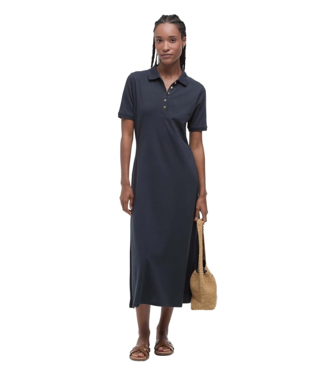 Women's Barbour Celeste Midi Dress - Navy