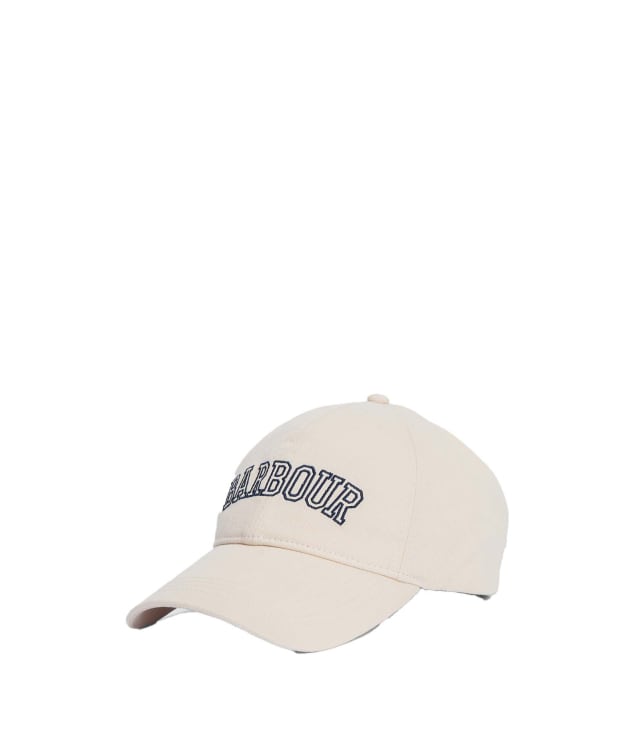 Women's Barbour Emily 6 Panel Cotton Sports Cap - Salt