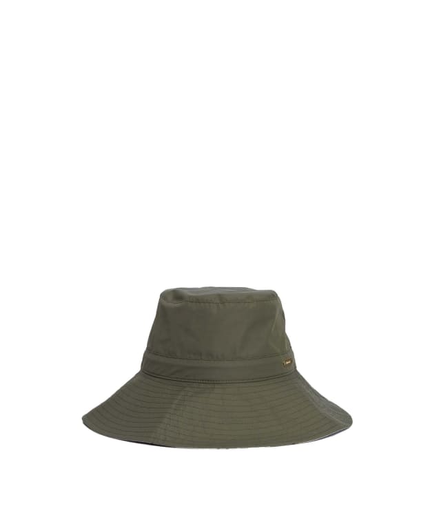 Women's Barbour Darla Showerproof Bucket Hat - Fern / Rosemary