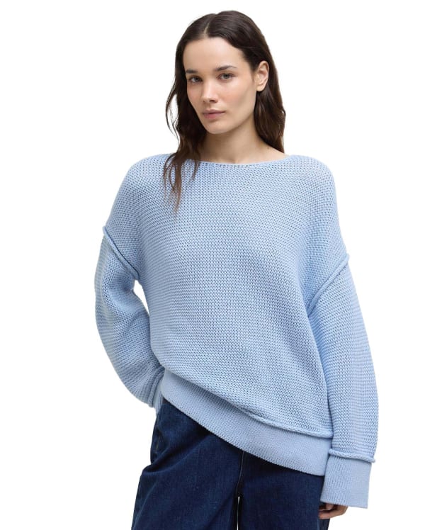 Women's Barbour Emmie Knitted Jumper - Breeze Blue