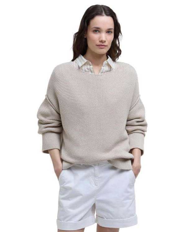 Women's Barbour Emmie Knitted Jumper - Light Sand