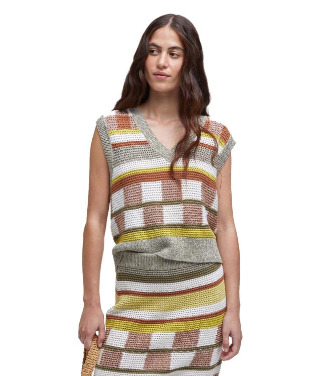 Women's Barbour Maddie Sleeveless Knitted Jumper - Multi
