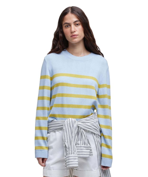 Women's Barbour Bronya Knitted Jumper - Breeze Blue