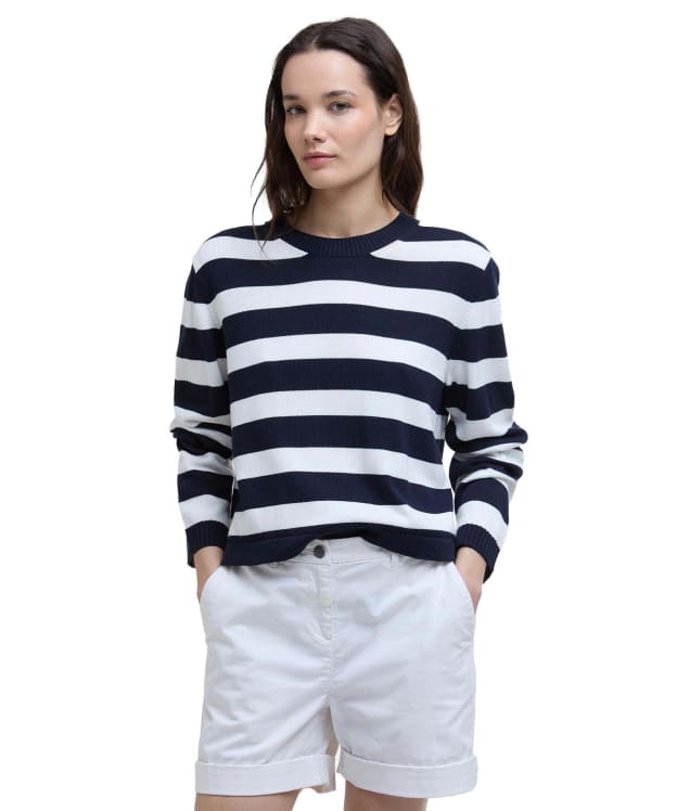 Women's Barbour Bronya Knitted Jumper - Navy