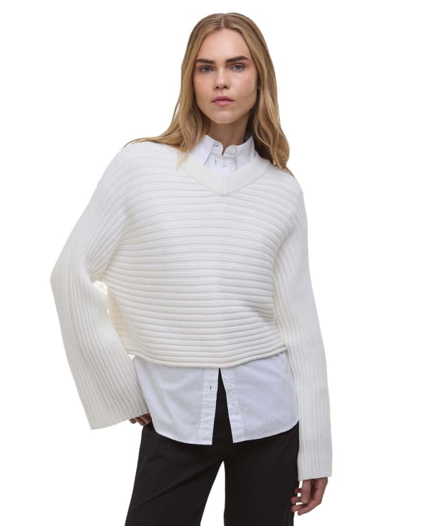 Women's Barbour International Zola Knitted Jumper - Neutral