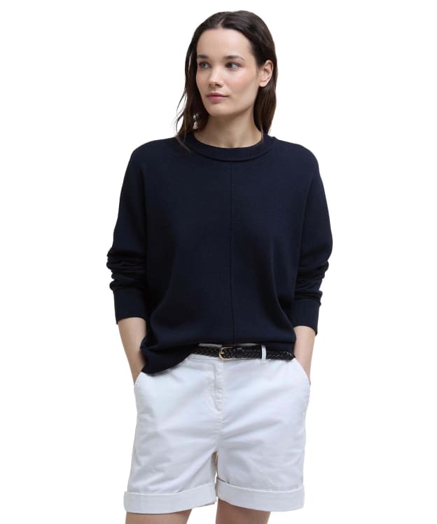 Women's Barbour Aurelia Knitted Jumper - Navy