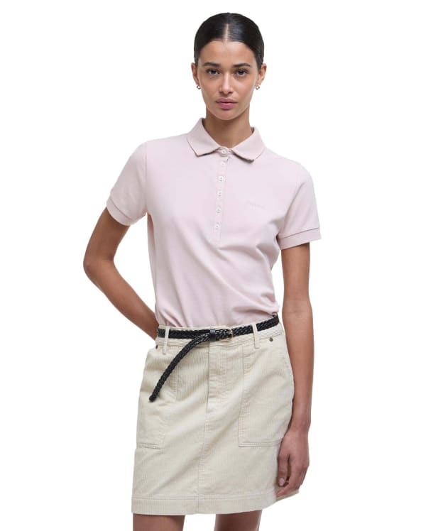 Women's Barbour Portsdown Top - Primrose Pink / Hessian