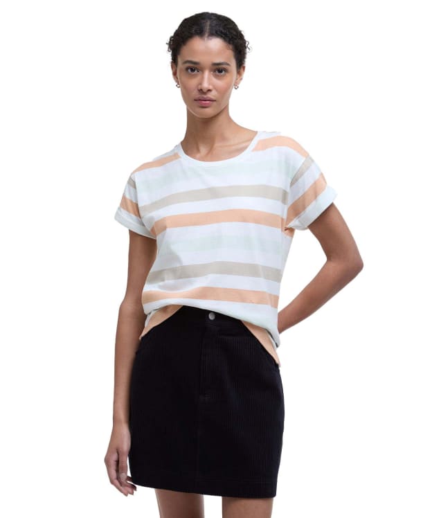 Women's Barbour Lyndale Top - Toast Stripe