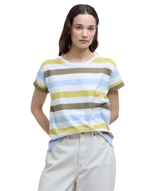 Women's Barbour Lyndale Top - Limeade Stripe