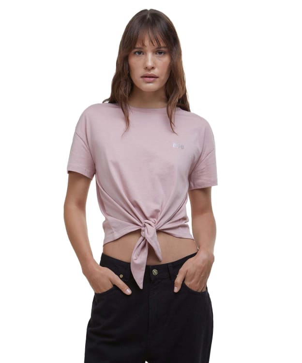 Women's Barbour International Soules Top - Pale Mauve