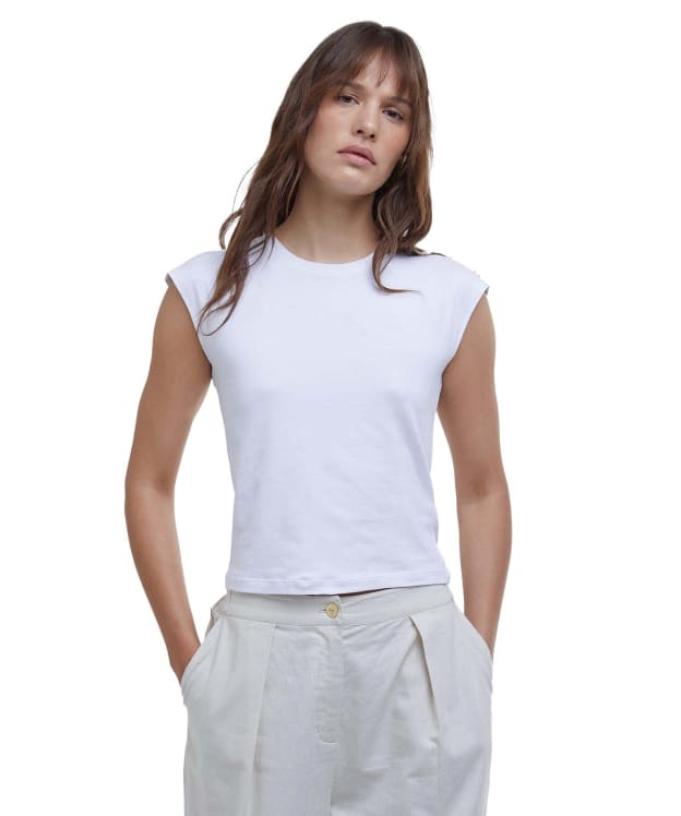Women's Barbour International Priya Top - White