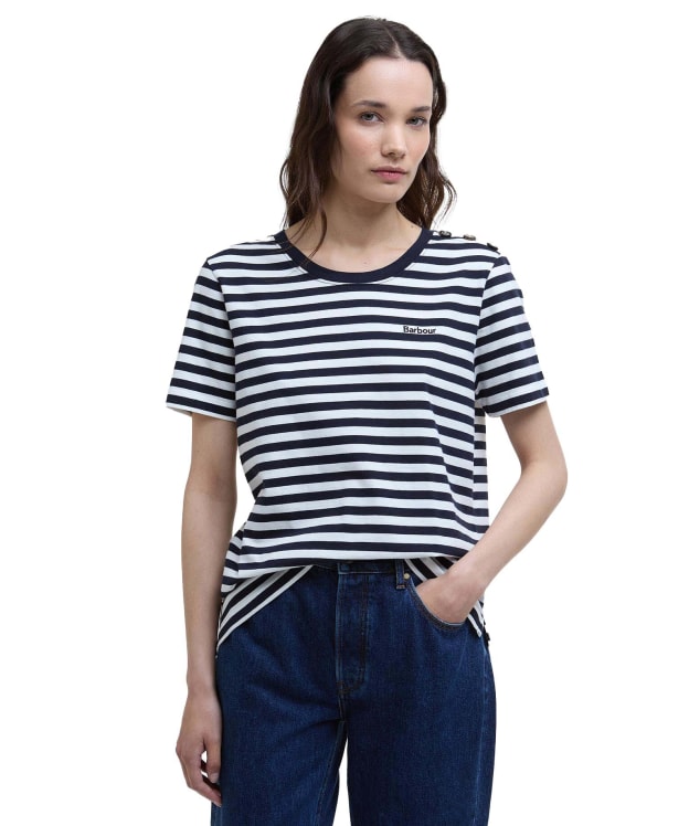 Women's Barbour Ferryside Top - Navy