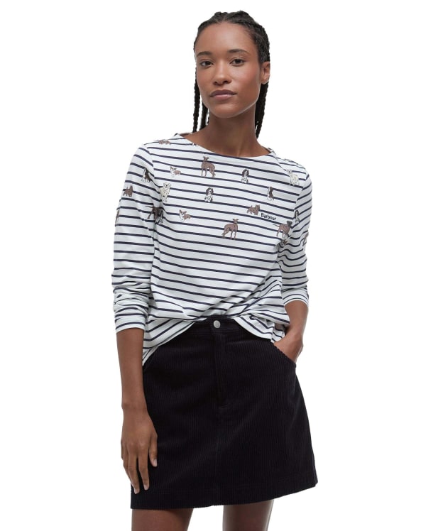 Women's Barbour Bradley Print Top - Dog Print