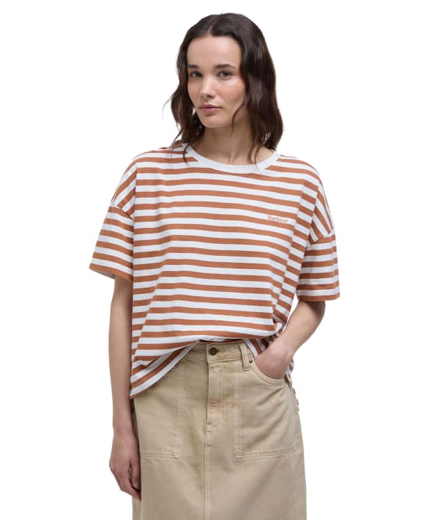 Women's Barbour Adria Top - Bran Stripe