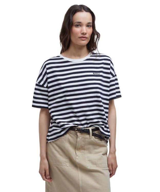 Women's Barbour Adria Top - Navy Stripe