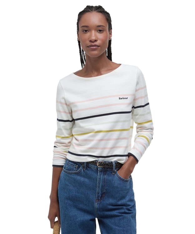 Women's Barbour Hawkins Top - Cloud Stripe
