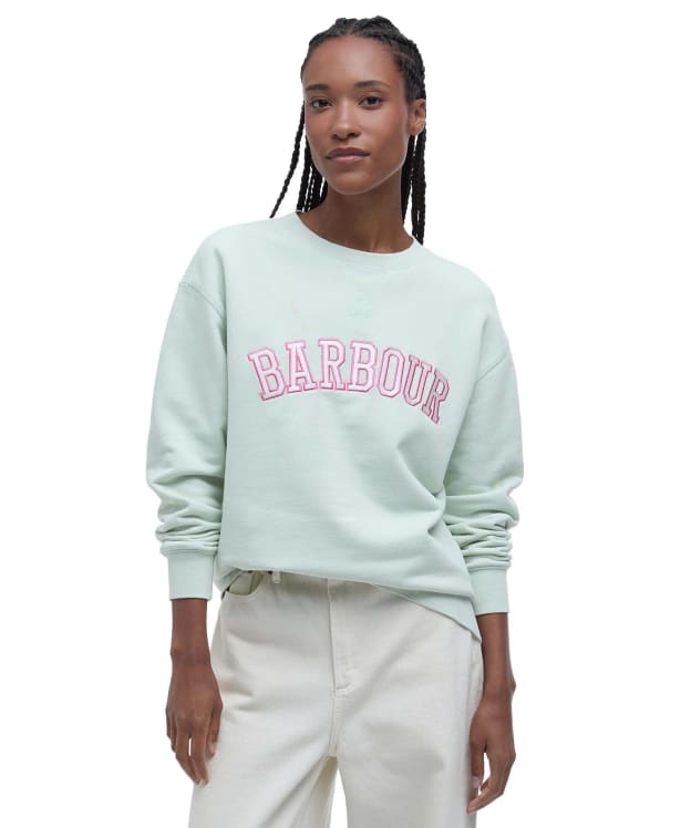 Women's Barbour Northumberland Sweatshirt - Aqua
