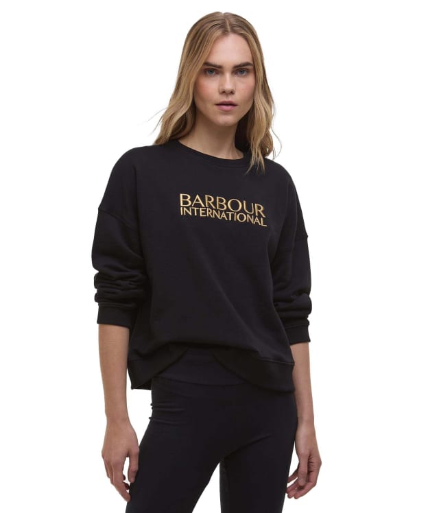 Women's Barbour International Dakota Sweatshirt - Black