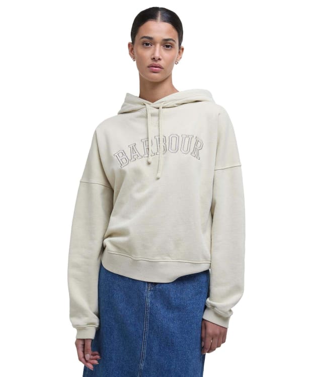 Women's Barbour Katie Hoodie - Salt
