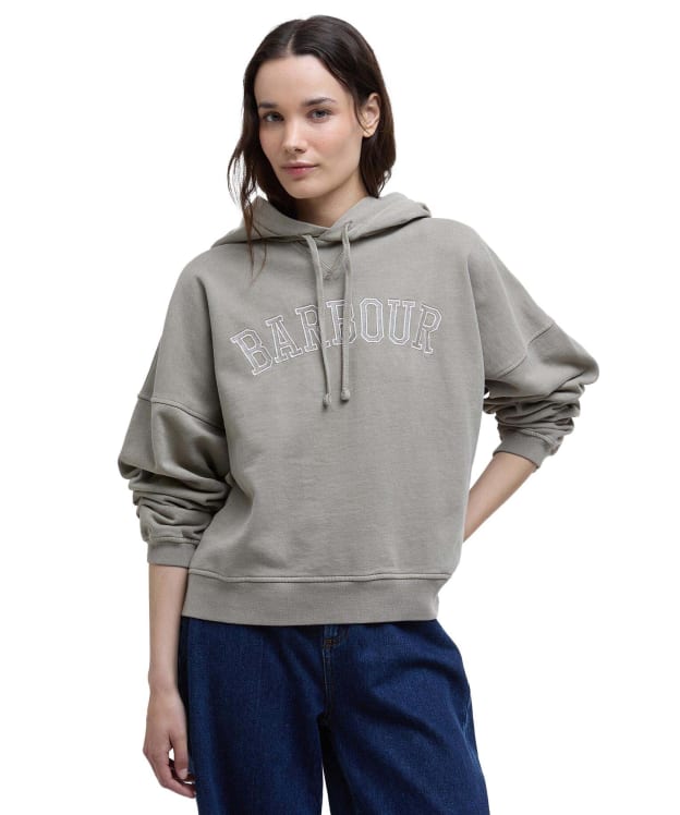 Women's Barbour Katie Hoodie - Washed Khaki