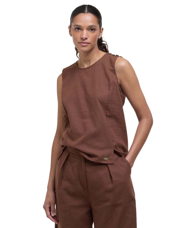Women's Barbour Lucy Top - Walnut