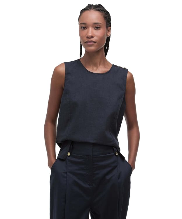 Women's Barbour Lucy Top - Dark Navy